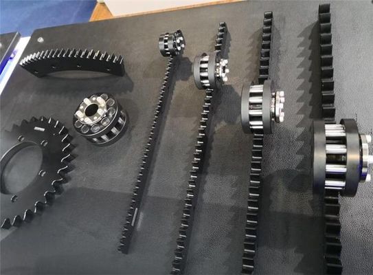 Heat Treatment Zinc Plated Round 45# Pinion Gear Rack