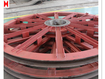 Forging Flat Belt Iron 14000mm Head Sheave Wheel