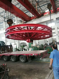 Mining Winch Hoisting Casting Steel Pulley Head Sheave Wheel